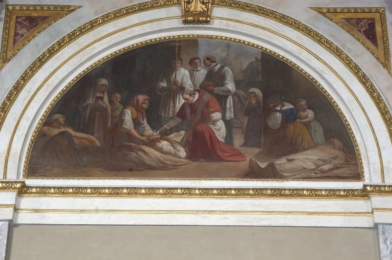 San Carlo Borromeo comunica gli appestati